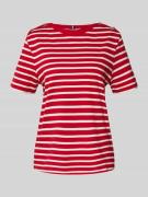 Tommy Hilfiger Regular Fit T-Shirt aus reiner Baumwolle in Rot, Größe ...
