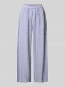 BOSS Orange Stoffhose aus Leinen-Viskose-Mix mit elastischem Bund in H...