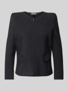 Emporio Armani Blazer mit Rundhalsausschnitt in Black, Größe 38