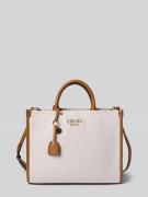 Liu Jo White Handtasche mit Logo-Applikation in Leder-Optik in Beige, ...