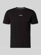 Replay Regular Fit T-Shirt mit Logo-Print in Black, Größe L