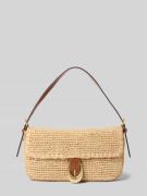 Staud Buckel Bag in Flecht-Optik Modell 'Shirley' in Beige, Größe 1