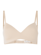 Skiny T-Shirt-BH mit wattierten Cups - bügellos in Beige, Größe 85B