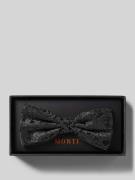 Monti Seidenfliege mit Paisley-Muster Modell 'Flavio' in Anthrazit, Gr...