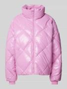 aim'n Steppjacke mit Stehkragen in Rosa, Größe L