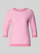 Tom Tailor Denim Shaped Fit Sweatshirt aus Baumwoll-Viskose-Mix in Ros...