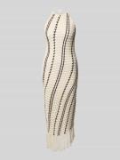 LeGer by Lena Gercke Strickkleid mit Lochmuster in Offwhite, Größe 40
