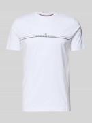 Christian Berg Men Regular Fit T-Shirt mit Logo-Print in Weiss, Größe ...