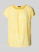 More & More Blusenshirt mit Rundhalsausschnitt in Blau, Größe 38