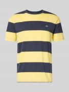 Gant Regular Fit T-Shirt mit Logo-Print Modell 'BAR' in Hellgelb, Größ...