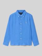Polo Ralph Lauren Kids Regular Fit Freizeithemd aus reinem Leinen in B...