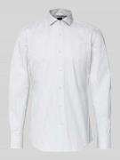 BOSS Slim Fit Businesshemd aus Baumwoll-Mix Modell 'HANK' in Gruen, Gr...