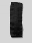 Blick Kummerbund aus Seide mit Fliege in Black, Größe 1