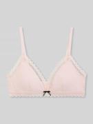 HUGO BH mit Spitzenbesatz Modell 'UNIQUE' in Altrosa, Größe XL