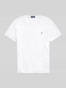 Polo Ralph Lauren Slim Fit T-Shirt aus reiner Baumwolle in Weiss, Größ...