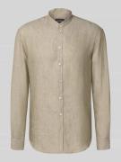 Emporio Armani Regular Fit Freizeithemd im langärmeligen Design in Kha...