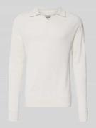 Casual Friday Strickpullover aus reiner Baumwolle Modell 'NORDIN' in W...