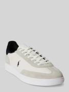 Polo Ralph Lauren Low Top Sneaker aus echtem Leder in Weiss, Größe 40