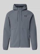 Under Armour Regular Fit Jacke mit Logo-Print Modell 'Vibe' in Anthraz...