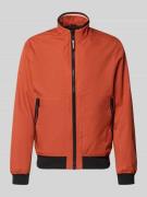 MCNEAL Regular Fit Jacke mit Stehkragen in Rostrot, Größe L