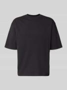 JAKE*S STUDIO MEN Relaxed Fit T-Shirt aus reiner Baumwolle in Black, G...