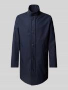 Roy Robson Kurzmantel mit Stehkragen in Marine, Größe 50