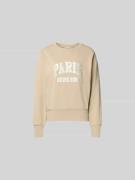 Anine Bing Sweatshirt aus reiner Baumwolle in Beige, Größe L