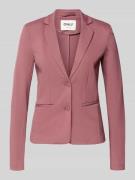 Only Taillierter Kurzblazer aus Viskose-Mix Modell 'POPTRASH' in Mauve...