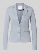 Only Taillierter Kurzblazer aus Viskose-Mix Modell 'POPTRASH' in Ocean...