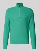 Polo Ralph Lauren Regular Fit Troyer aus reiner Baumwolle in Grass, Gr...