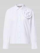 Christian Berg Woman Selection Hemdbluse mit Knopfleiste in Weiss, Grö...