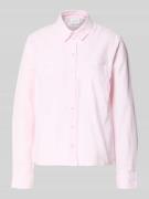 Vila Regular Fit Hemdbluse mit Brusttasche Modell 'Darma' in Hellrosa,...