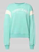 Tommy Jeans Boxy Fit Sweatshirt aus Baumwoll-Mix Modell 'VARSITY CREW'...