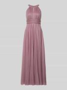 Jake*s Cocktail Regular Fit Abendkleid aus Glitzer-Mesh in Mauve Melan...