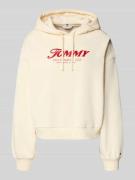 Tommy Hilfiger Regular Fit Hoodie aus reiner Baumwolle in Hellgelb, Gr...