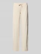 Review Wide Fit Sweatpants mit Viskose-Anteil in Beige, Größe L