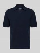 MCNEAL Regular Fit Poloshirt mit gerippten Abschlüssen in Dunkelblau, ...
