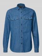 Replay Regular Fit Jeanshemd aus reiner Baumwolle in Jeansblau, Größe ...