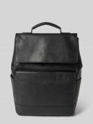 Strellson Rucksack aus echtem Rindsleder Modell 'HYDE PARK' in Black, ...