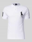 Polo Ralph Lauren Shaped Fit Poloshirt aus reiner Baumwolle in Weiss, ...
