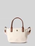 Tommy Hilfiger Umhängetasche mit Logo-Applikation in Ecru, Größe 1