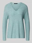 Vero Moda Regular Fit Pullover mit V-Ausschnitt Modell 'CREWLEFILE' in...