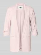 Only Regular Fit Longblazer mit 3/4-Ärmeln Modell 'ELLY' in Hellrosa, ...