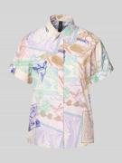 Marc Cain Regular Fit Bluse im Allover-Look in Rose, Größe 34