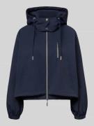 monari Oversized Jacke mit Kapuze und Zweiwege-Reißverschluss in Marin...