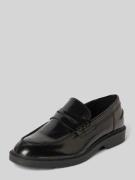 Jack & Jones Loafers aus Leder Modell 'DAX' in Black, Größe 40