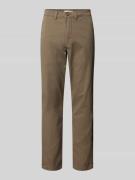 SELECTED HOMME Slim Fit Chino aus Bio-Baumwoll-Mix Modell '175-SLIM NE...