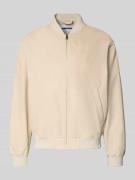 REVIEW Bomberjacke mit Reißverschluss in Sand, Größe L