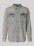Levi's® Relaxed Fit Jeanshemd mit Brusttaschen Modell 'WESTERN' in Hel...