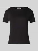 Tommy Hilfiger Slim Fit T-Shirt aus reiner Baumwolle in BLACK, Größe L